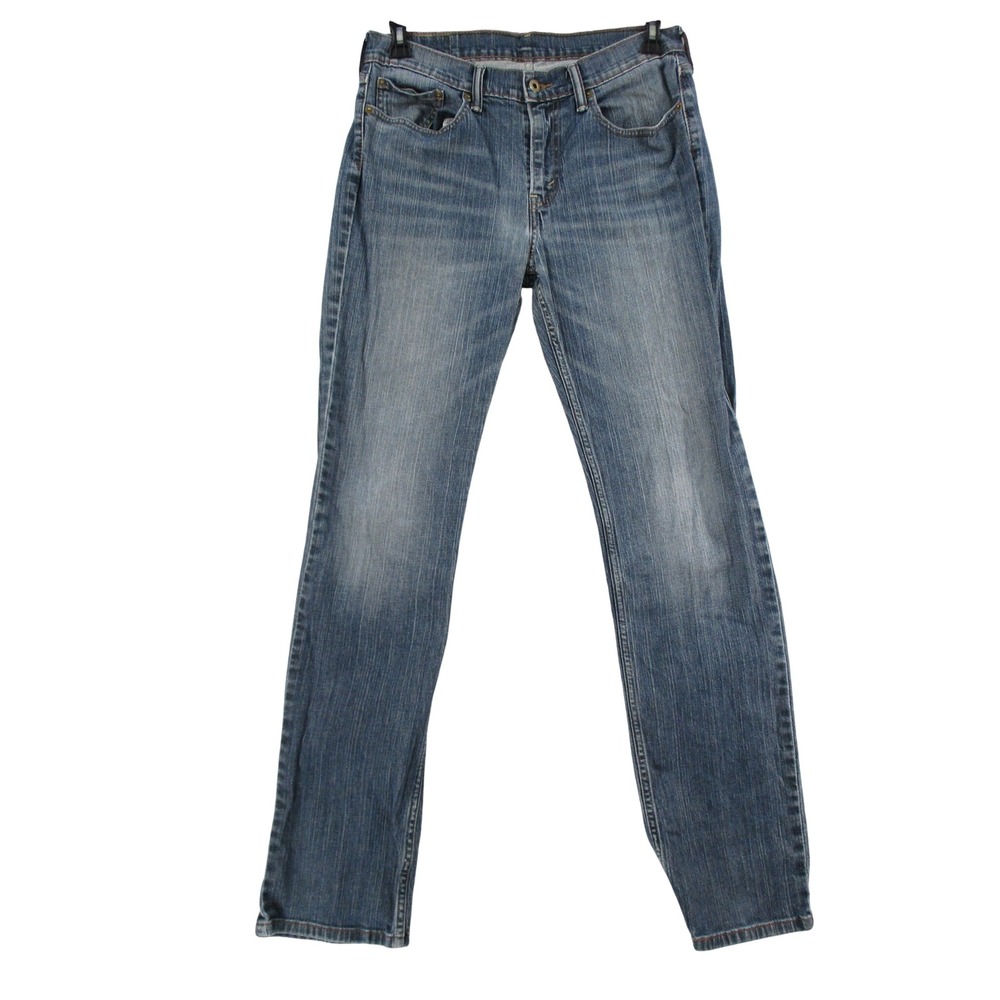 Levis 511 Slim Fit Blue Denim Jeans Mens 32x34 Medium Wash 04511-1250